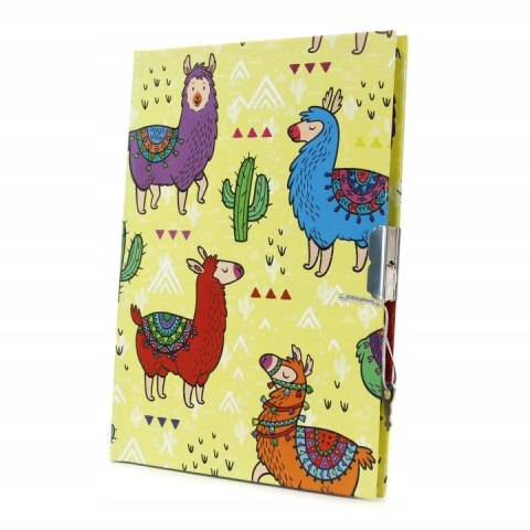 Notes pamiętnik zamykany 14 X 18cm LAMA ALPAKA Notes pamiętnik zamykany 14 X 18cm LAMA ALPAKA