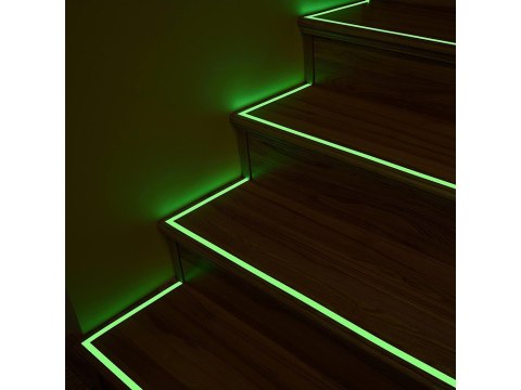 Taśma fluorescencyjna świecąca w ciemności 5m Taśma fluorescencyjna świecąca w ciemności 5m