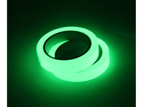 Taśma fluorescencyjna świecąca w ciemności 5m Taśma fluorescencyjna świecąca w ciemności 5m