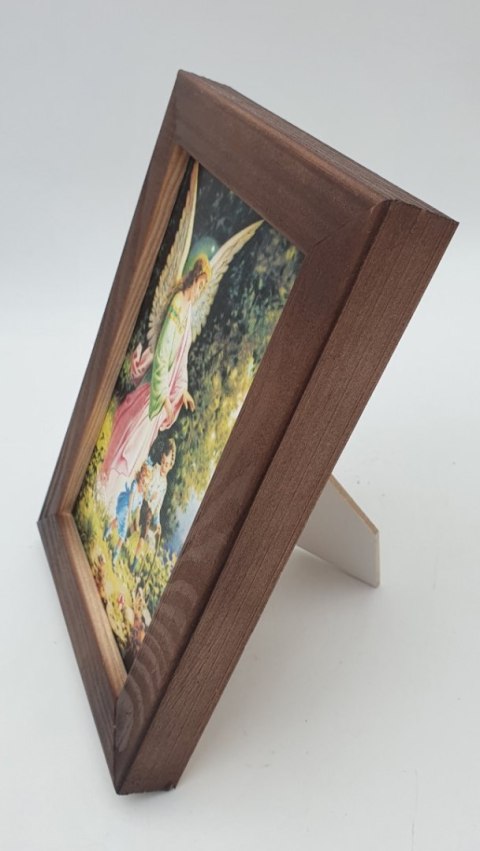 Obraz na biurko "gruba ramka" 10 x 15 cm Anioł Stróż Obraz na biurko "gruba ramka" 10 x 15 cm Anioł Stróż