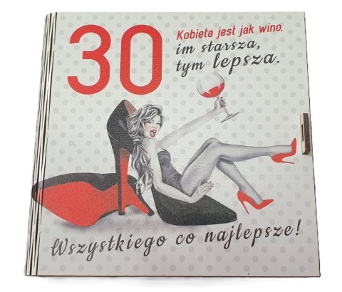 Pudełko na pieniądze 16 x 16cm kwadratowa 30-stka kolor SZPILKA 3308-SZ30 Pudełko na pieniądze 16 x 16cm kwadratowa 30-stka kolor SZPILKA 3308-SZ30