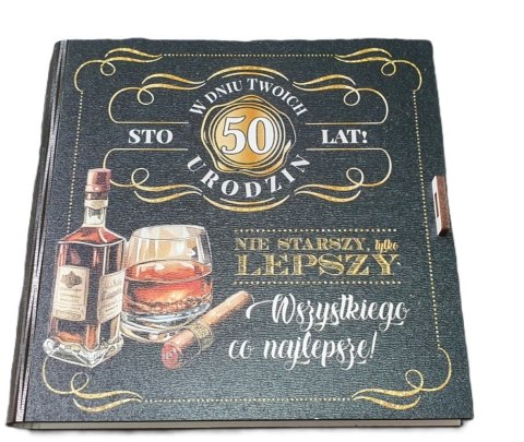 Pudełko na pieniądze 16 x 16cm kwadratowa 50-stka kolor WHISKY 3308-WY50 Pudełko na pieniądze 16 x 16cm kwadratowa 50-stka kolor WHISKY 3308-WY50