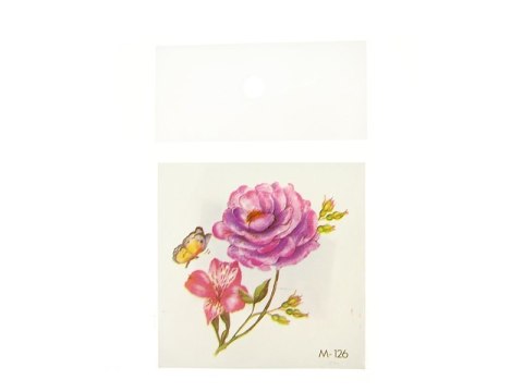 Zestaw tatuaży 6 x 6 cm KWIATY Zestaw tatuaży 6 x 6 cm KWIATY