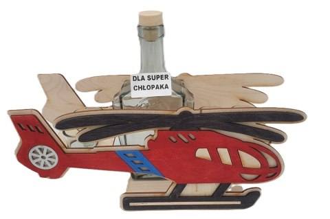 Karafka HELIKOPTER + 6 kieliszków Dla Super Chłopaka Karafka HELIKOPTER + 6 kieliszków Dla Super Chłopaka