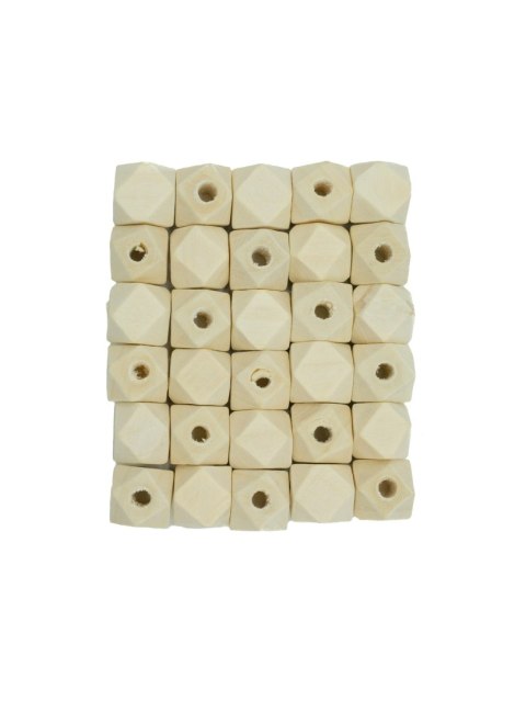 Koraliki drewniane geometryczne 12mm op.30szt. PJ-0768 Koraliki drewniane geometryczne 12mm op.30szt. PJ-0768