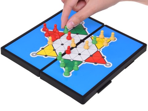 Zestaw gier 3w1 szachy warcaby chińczyk magnetyczne strategiczna GR0676 Zestaw gier 3w1 szachy warcaby chińczyk magnetyczne strategiczna GR0676