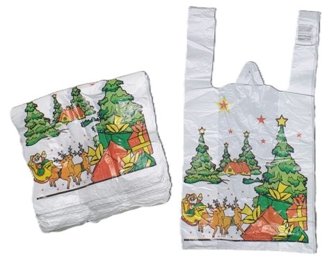 Reklamówki zrywki worek Boże Narodzenie 25 x 5 x 45 cm a`200 Reklamówki zrywki worek Boże Narodzenie 25 x 5 x 45 cm a`200
