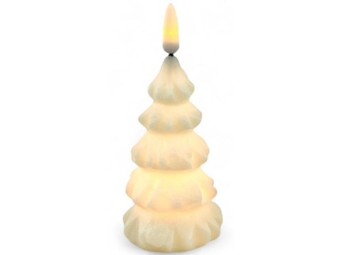 Świeczka led choinka imitacja wosku - 12cm 7309 Świeczka led choinka imitacja wosku - 12cm 7309