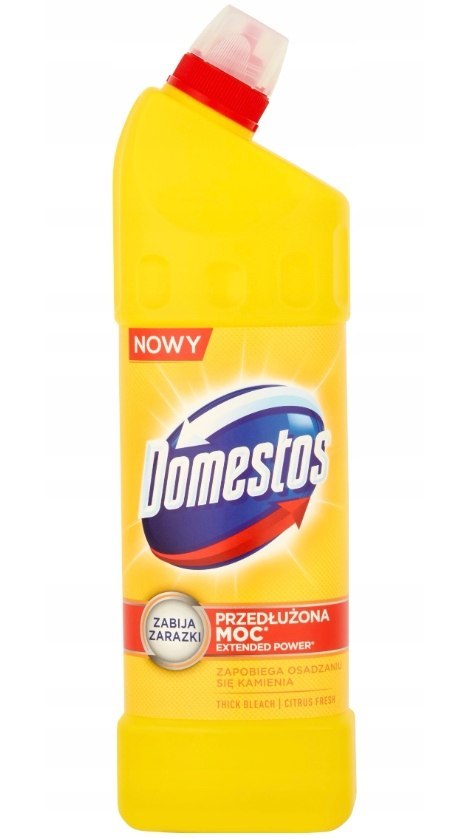 Żel płyn do wc 1l domestos CITRUS 1877 Żel płyn do wc 1l domestos CITRUS 1877