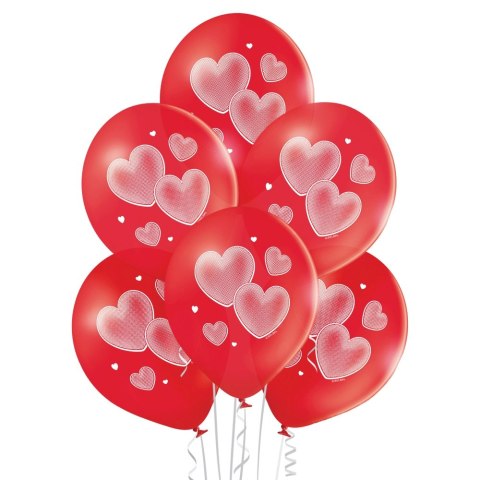 Balony serca 6szt. | BNS06-099 Balony serca 6szt. | BNS06-099