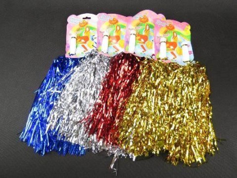 Pompony dla cheerleaderek czirliderki 2szt. Pompony dla cheerleaderek czirliderki 2szt.