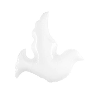 Balon foliowy Gołąb biały 45cm 132555
