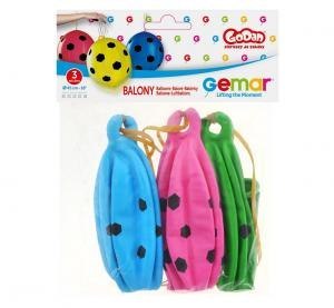 Balony premium piłka nożna piłki z gumką 3 szt. GB/PG07 Balony premium piłka nożna piłki z gumką 3 szt. GB/PG07