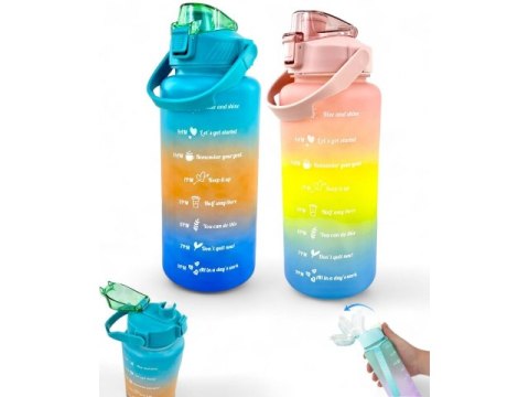 Butelka motywacyjna / bidon na wodę 2000ml 690282