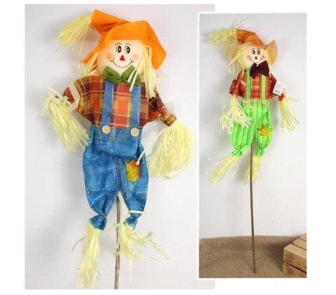 Ozdoba STRACH NA WRÓBLE materiałowy na piku 100 x 46 cm mix SN55485 Ozdoba STRACH NA WRÓBLE materiałowy na piku 100 x 46 cm mix SN55485