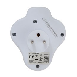 Rozgałęźnik elektryczny z wyłącznikiem 3 gniazda ELK304W