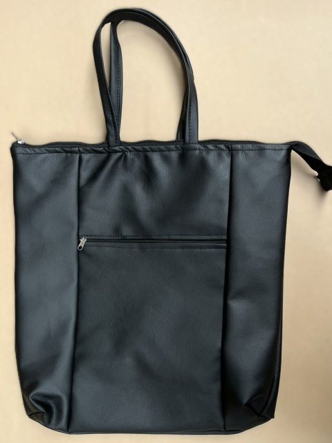 Torba czarna 14,5cm z zamkiem i kieszonką 3.4 Torba czarna 14,5cm z zamkiem i kieszonką 3.4
