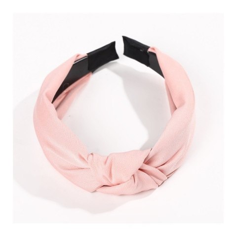 Opaska turban z materiału różowa O228R Opaska turban z materiału różowa O228R