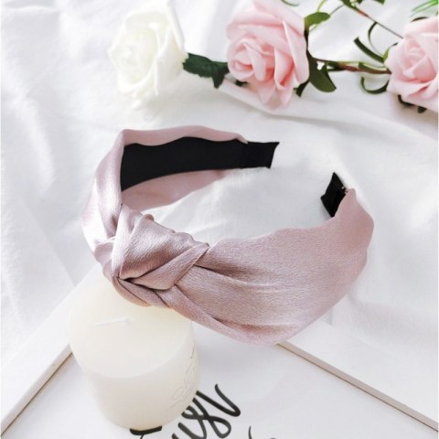 Opaska turban z materiału satynowa O228WRZ Opaska turban z materiału satynowa O228WRZ