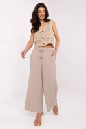 Spodnie Damskie Model D73761M62237B Dark Beige - Sublevel