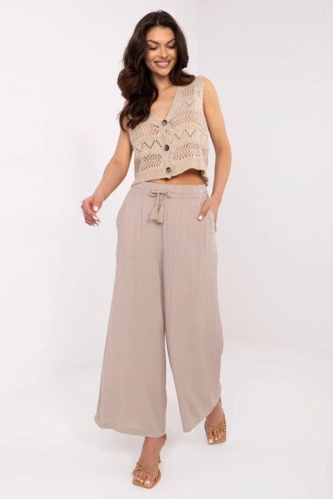 Spodnie Damskie Model D73761M62237B Dark Beige - Sublevel