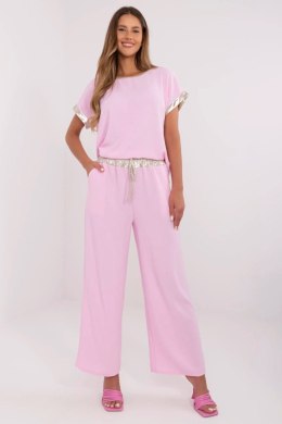 Spodnie Komplet Model DHJ-KMPL-9370.87 Light Pink - Italy Moda