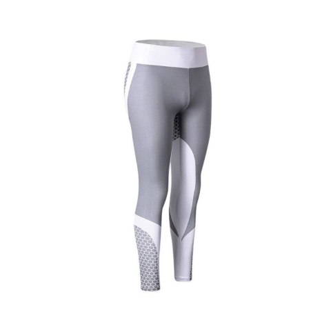 Sportowe Legginsy Fitness Trening Szare S LEG21S Sportowe Legginsy Fitness Trening Szare S LEG21S