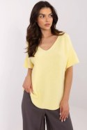 Sweter Damski Model MO-SW-0702.36 Light Yellow - Italy Moda