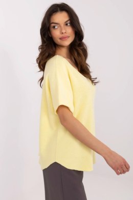 Sweter Damski Model MO-SW-0702.36 Light Yellow - Italy Moda
