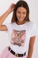 Tshirt Damski Model NM-TS-NG25285.74P White/Pink - NM