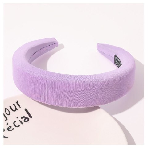 Opaska turban charlotte Fiolet 4 cm O437 Opaska turban charlotte Fiolet 4 cm O437