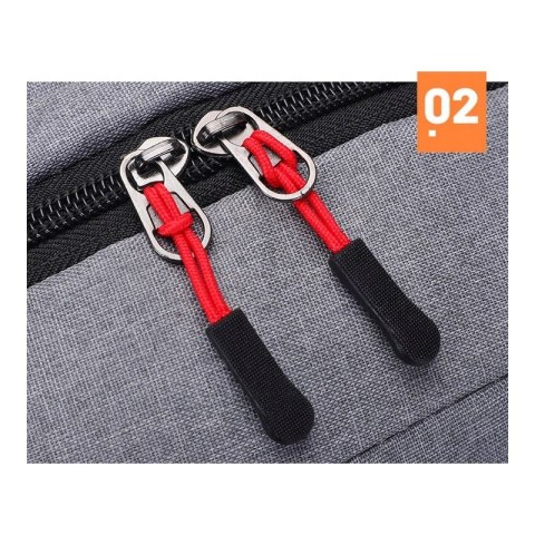 Plecak sportowy USB szary PL150WZ2 Plecak sportowy USB szary PL150WZ2