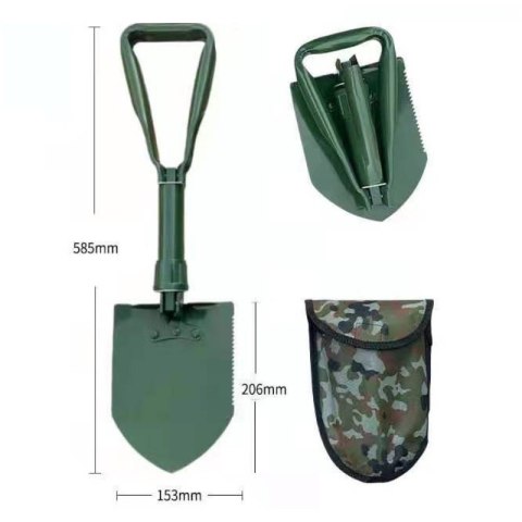 Składana saperka z pokrowcem 3w1 Survival SAP01 Składana saperka z pokrowcem 3w1 Survival SAP01