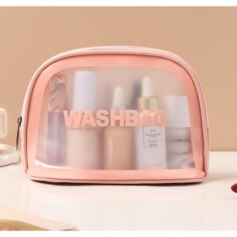 Kosmetyczka rozkładana WASHBAG kuferek róż KS47R Kosmetyczka rozkładana WASHBAG kuferek róż KS47R