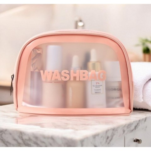 Kosmetyczka rozkładana WASHBAG kuferek róż KS47R Kosmetyczka rozkładana WASHBAG kuferek róż KS47R