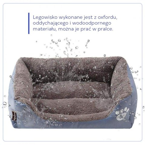 Legowisko dla psa Szarość Eleganckie L 65x50x16 cm KOT09 Legowisko dla psa Szarość Eleganckie L 65x50x16 cm KOT09