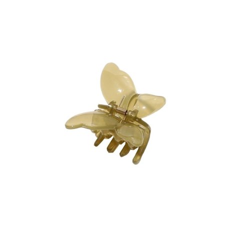 Spinka do włosów klamra motylek przezroczysty zieleń 6 cm SP244ZIE Spinka do włosów klamra motylek przezroczysty zieleń 6 cm SP244ZIE