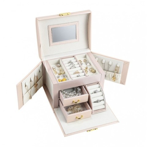 Szkatułka na biżuterię kuferek etui organizer PD120PR Szkatułka na biżuterię kuferek etui organizer PD120PR