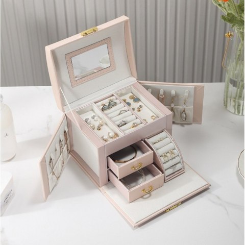 Szkatułka na biżuterię kuferek etui organizer PD120PR Szkatułka na biżuterię kuferek etui organizer PD120PR
