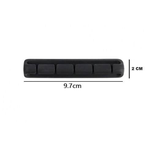 Uchwyt na 5 kabli przyklejany organizer ODK01 Uchwyt na 5 kabli przyklejany organizer ODK01