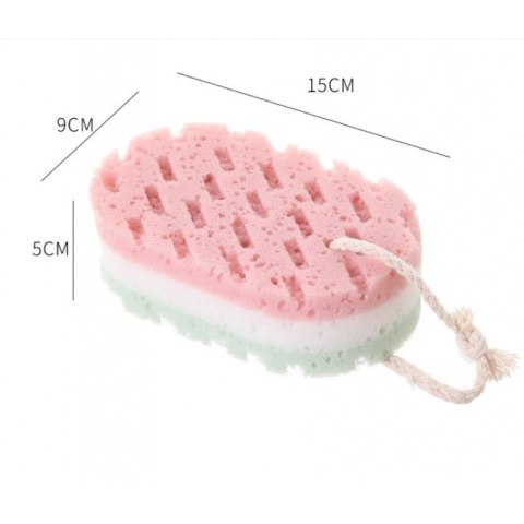 Gąbka do mycia ciała na mokro 15cm GB04WZ3 Gąbka do mycia ciała na mokro 15cm GB04WZ3