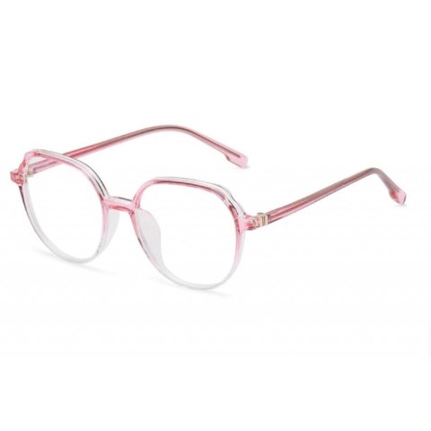 Okulary "zerówki" owal złoto gold rose OK242wz3 Okulary "zerówki" owal złoto gold rose OK242wz3