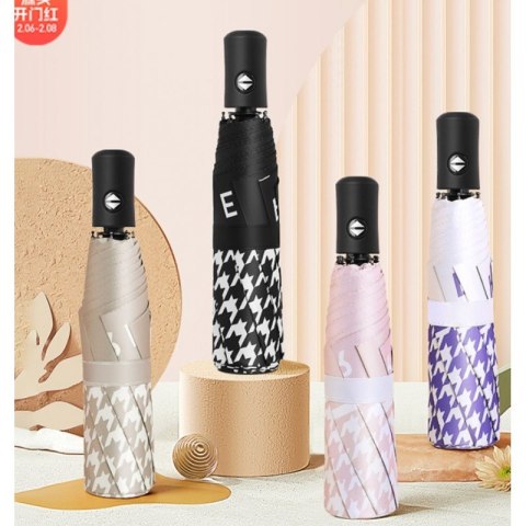 PARASOL UMBRELLA AUTOMAT PEPITKA CZARNA PAR09WZ1 PARASOL UMBRELLA AUTOMAT PEPITKA CZARNA PAR09WZ1