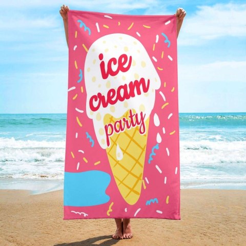 Ręcznik plażowy prostokątny ICE CREAM PARTY 150x70 REC54WZ3 Ręcznik plażowy prostokątny ICE CREAM PARTY 150x70 REC54WZ3