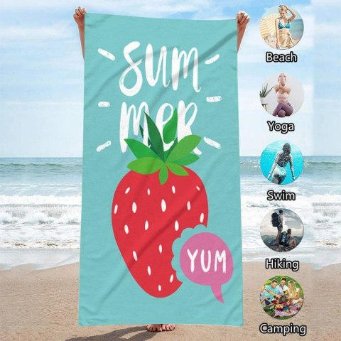 Ręcznik plażowy prostokątny SUMMER YUM 150x70 REC54WZ7 Ręcznik plażowy prostokątny SUMMER YUM 150x70 REC54WZ7