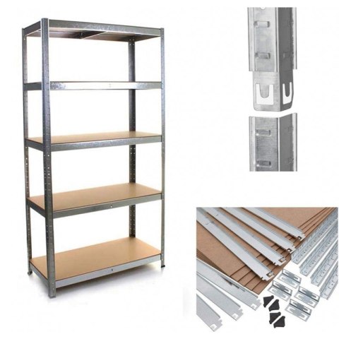 Regał magazynowy, garażowy 5-poziomowy SZ35SZ Regał magazynowy, garażowy 5-poziomowy SZ35SZ