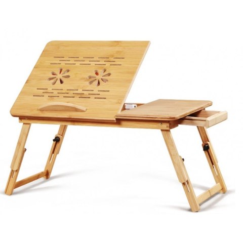 Składany stolik pod laptop bambusowy stabilny tablet STL11 Składany stolik pod laptop bambusowy stabilny tablet STL11