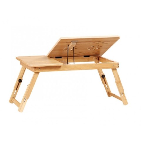 Składany stolik pod laptop bambusowy stabilny tablet STL11 Składany stolik pod laptop bambusowy stabilny tablet STL11
