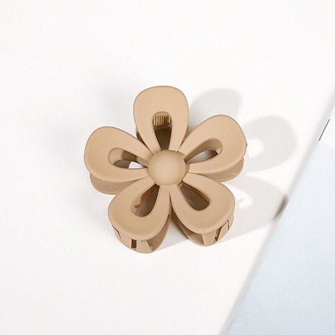 Spinka do włosów klamra kremowa XL kwiat 6,5 x 7cm SP276K Spinka do włosów klamra kremowa XL kwiat 6,5 x 7cm SP276K