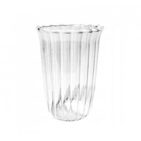 Szklanka ryflowana do kawy, drinków 1szt 420ml 12x8,5cm SZK54 Szklanka ryflowana do kawy, drinków 1szt 420ml 12x8,5cm SZK54